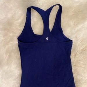 Lululemon Navy blue racer back tank